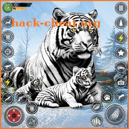 Snow Tiger Family Simulator 3D icon