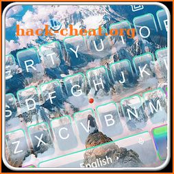 Snowing Mountain Peak Keyboard Theme icon