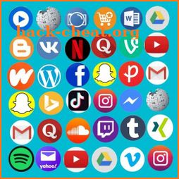 SocialBrowser:-- Shopping,Food,News, Recharge,etc. icon