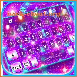 Sparkle Lights Keyboard Background icon