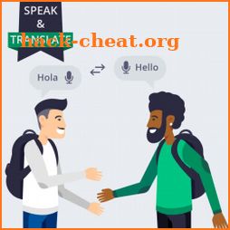 Speak translation with voice typing icon