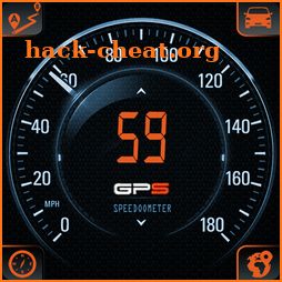 Speedometer: GPS HUD, Driving Directions & Compass icon