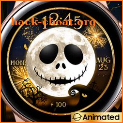 Spooky Gold Moon_Watchface icon