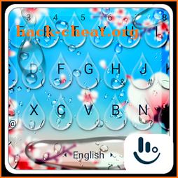 Spring Flower Rain Drops Keyboard Theme icon