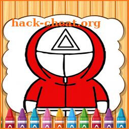 Squid Games Coloring books icon