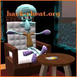 Squidward. Bob's Neighbor of Sponge 3D icon