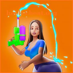 Squirt Gun Girl: Garden Runner icon