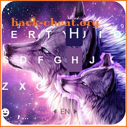 Starry Wolf Keyboard Theme icon