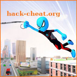 Stickman Ice Hero Crime City - Rope Hero icon