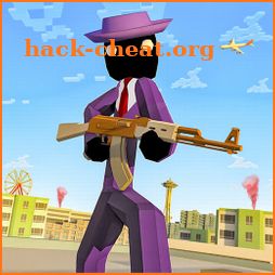 Stickman Mafia Theft Gangster Blocky City icon