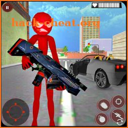 Stickman Monster Rope Hero: City Crime Simulator icon