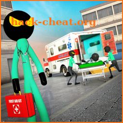 Stickman Rescue Ambulance Drive icon