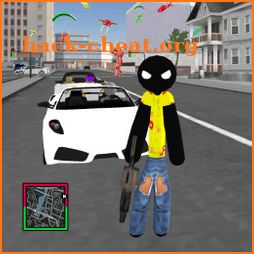 Stickman Spider Hero Gangstar Crime icon