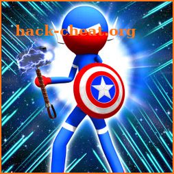 Stickman Street Gangs vs Superheroes Fighting Game icon