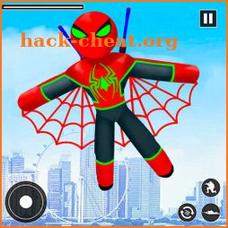 Stickman Super Rope Hero Gangstar City icon