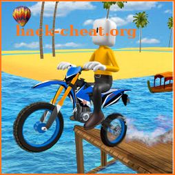 Stickman Water Surfer Bike Racing icon