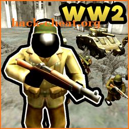 Stickman WW2 Battle Simulator icon