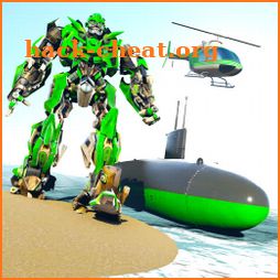 Submarine Robot Transform War: Robot Hero Games icon