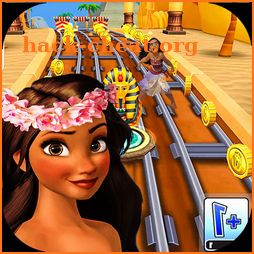 Subway Princess Moana Run icon