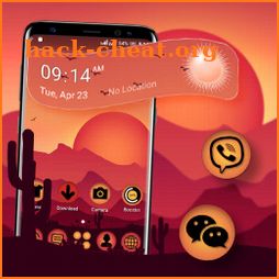 Sunrise Painting Launcher Theme icon