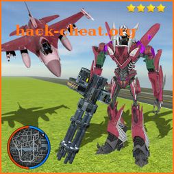 Super Aircraft Robot Transform Jet Robot Shooting icon