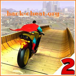 Super Hero Bike Mega Ramp 2 icon