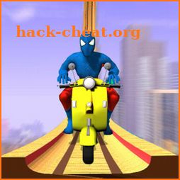 Super Hero Bike Mega Ramp icon