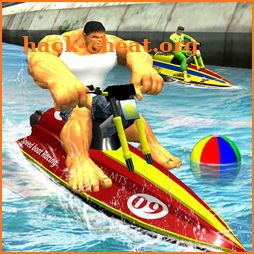 Super Hero Boat Racing icon