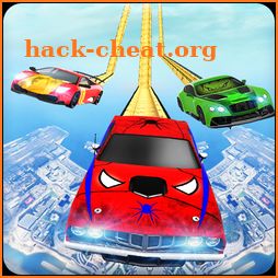 Super Hero Car Mega Ramp Racing Stunts Driving icon