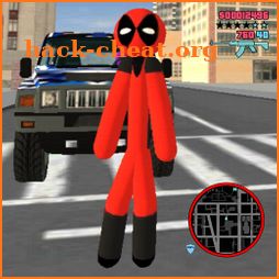 Super Hero Pool Stickman Rope Hero Gangstar Crime icon