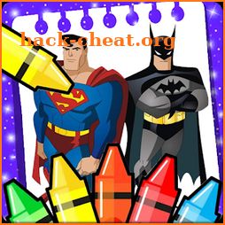 Super Heroes Coloring Book icon