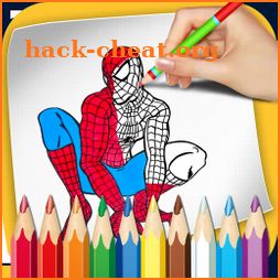 Super Heros Coloring Book icon