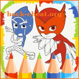 Super Masks Hero Coloring BOOK icon