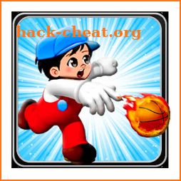 Super Rawan bario : drive and Play Basketball icon