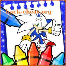 super soni coloring game icon