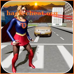 Super women Hero icon