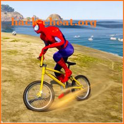 Superhero Bmx Cycle: Hill Racing icon