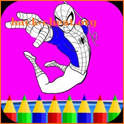 Superhero Coloring Book Games icon