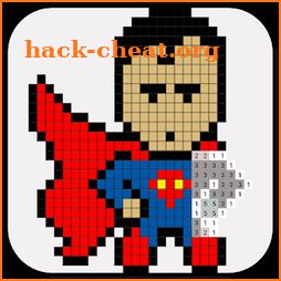 Superhero Coloring : Color By Number icon