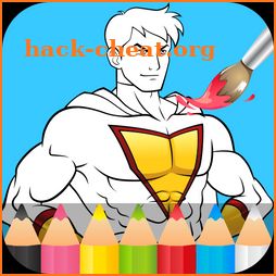 Superhero Coloring Pages icon