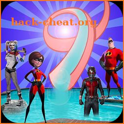 Superhero Incredibles Water Slide Simulation icon