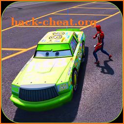 Superhero Ultimate Cars Highway lightning Racing icon