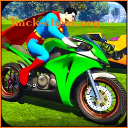 Superheroes Bike Stunt Racing Games icon