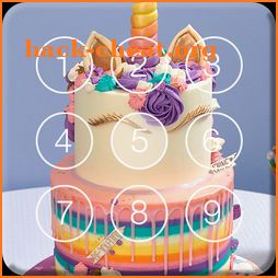 Sweet Unicorn Cake Screen Lock icon