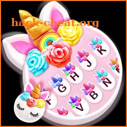 Sweeties Unicorn Flower Keyboard icon