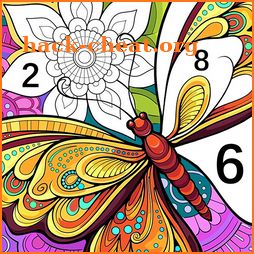 Tangle Color by Number Book icon