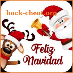 Tarjeta de Navidad con Felicitaciones icon