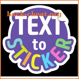 Texticker, Create Text Stickers - WAStickerApps icon