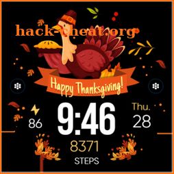 Thanksgiving Festive - Wear OS icon