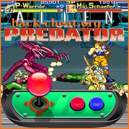 The Aliens Battle The Predators - beat' em up icon